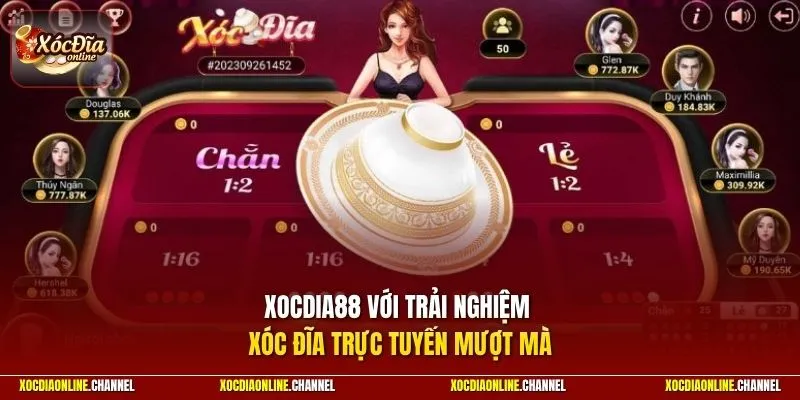 XOCDIA88 với trải nghiệm xóc đĩa trực tuyến mượt mà